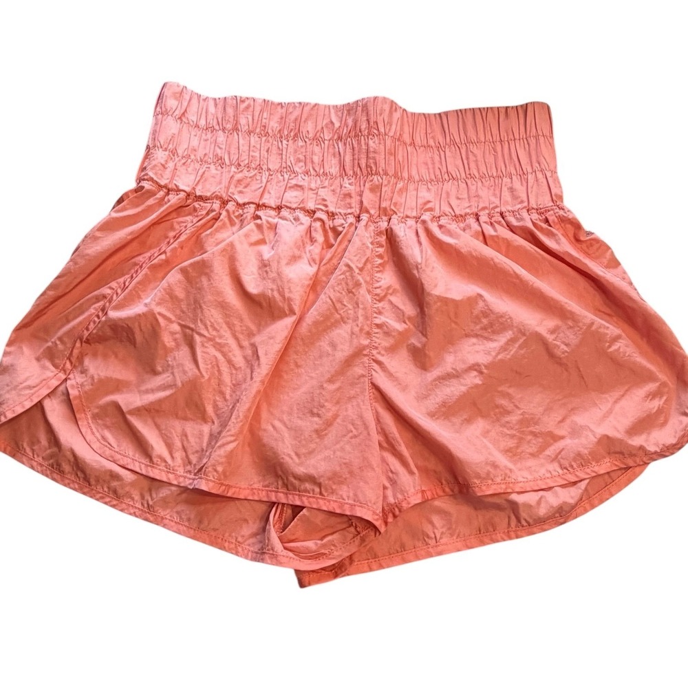 Free‎ People Movement The Way Home Shorts Womens Lined Papaya Coral Size XL Gym